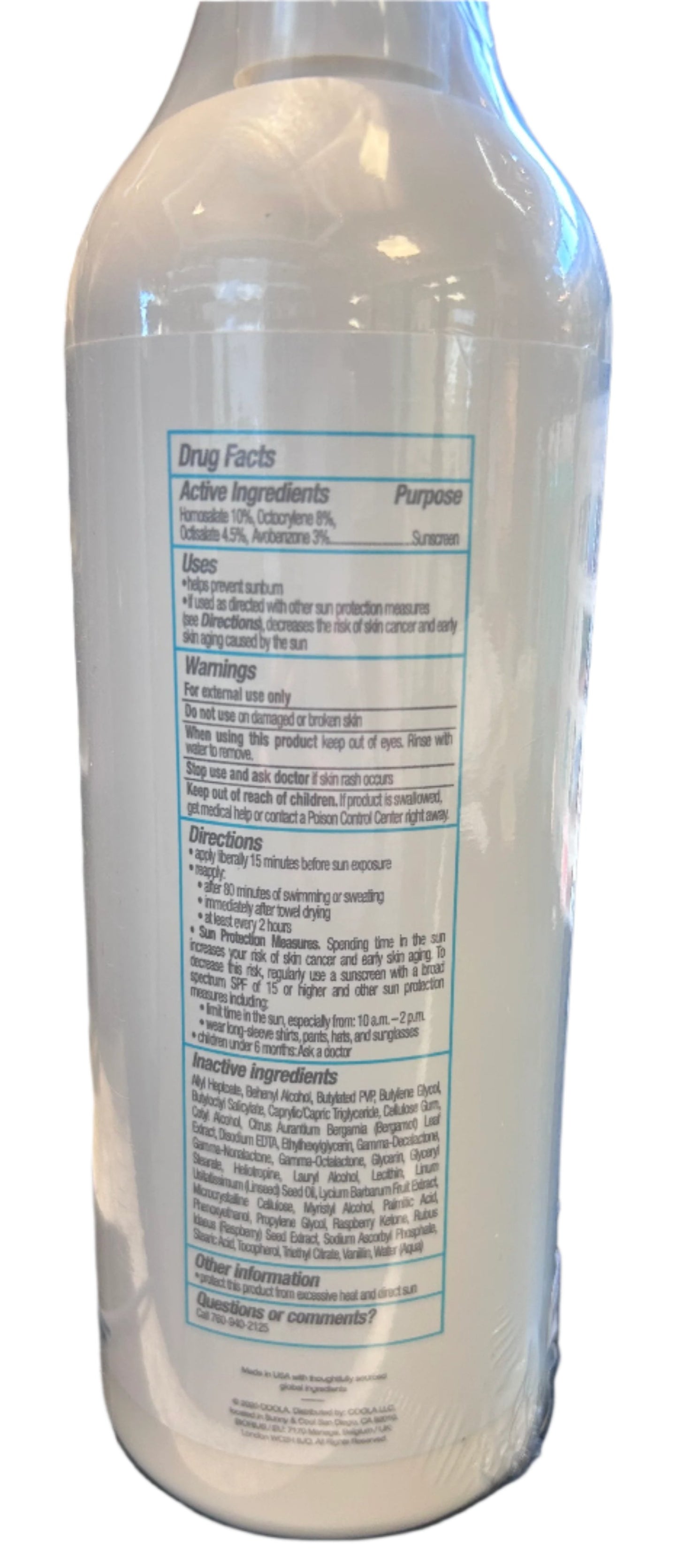 Coola Classic Face Sunscreen Fragrance Free SPF 50- 32 fl oz