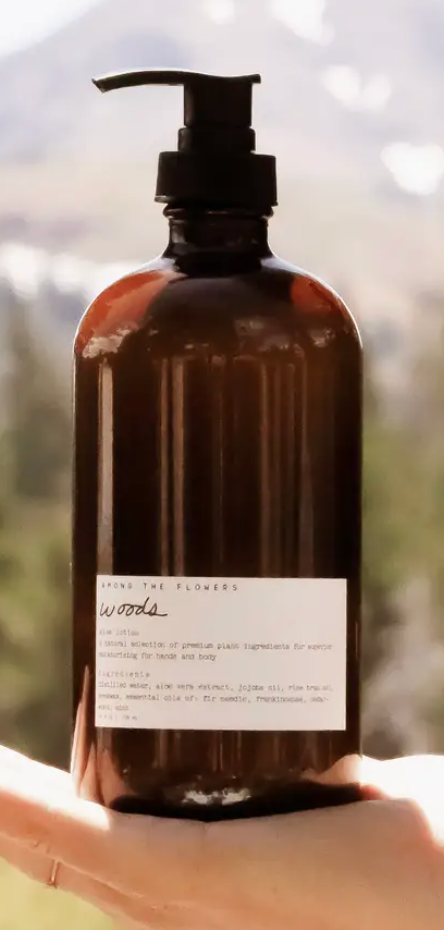 Among The Flowers- Driftwood Aloe Lotion 4oz