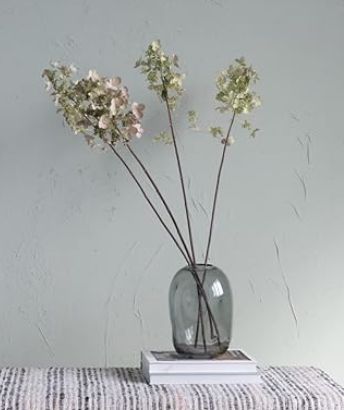 Bloomingville Glass Indentations Vase