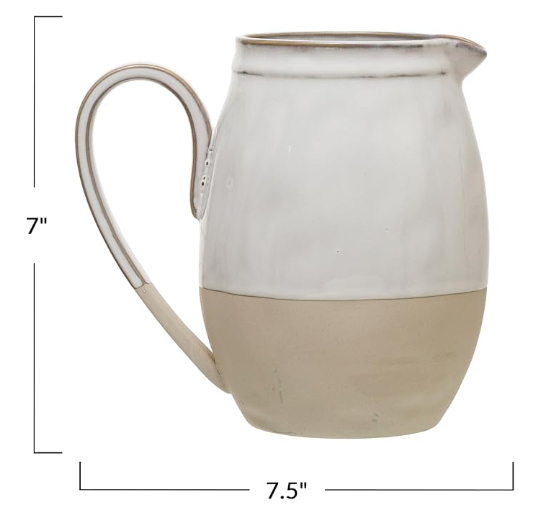 Stoneware Pitcher