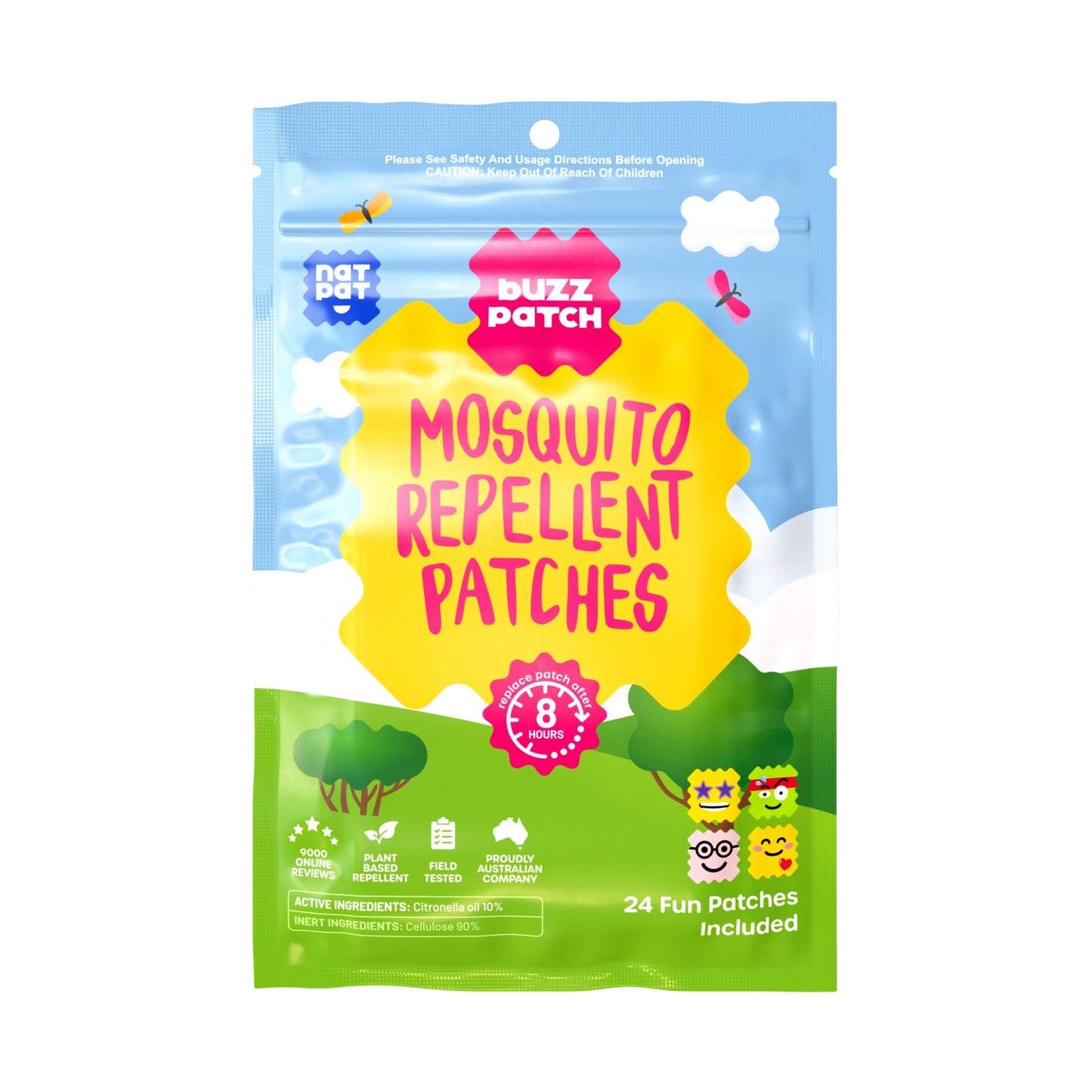 Buzzpatch | Mosquito Stickers | Insect Repellent Stickers
