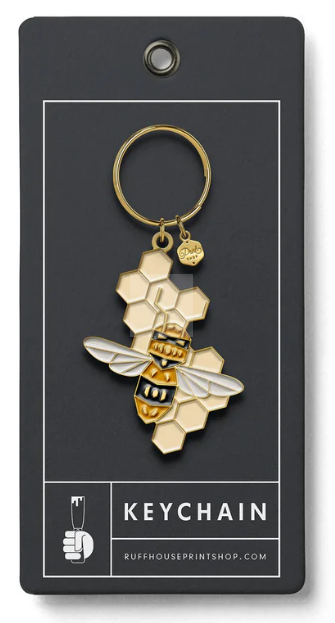 Honey Bee Keychain