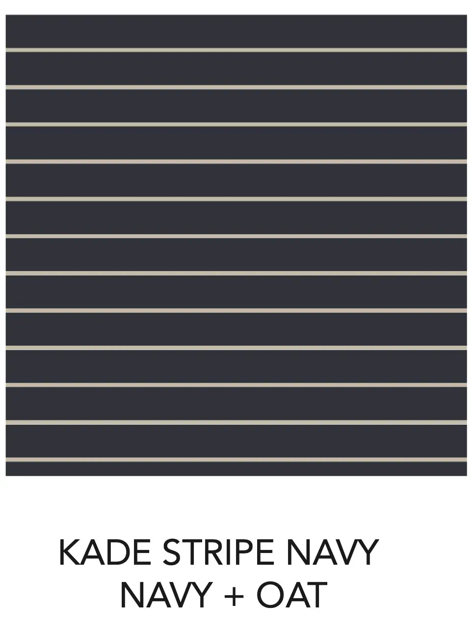 Organic Baby River Bodysuit - Kade Stripe Navy