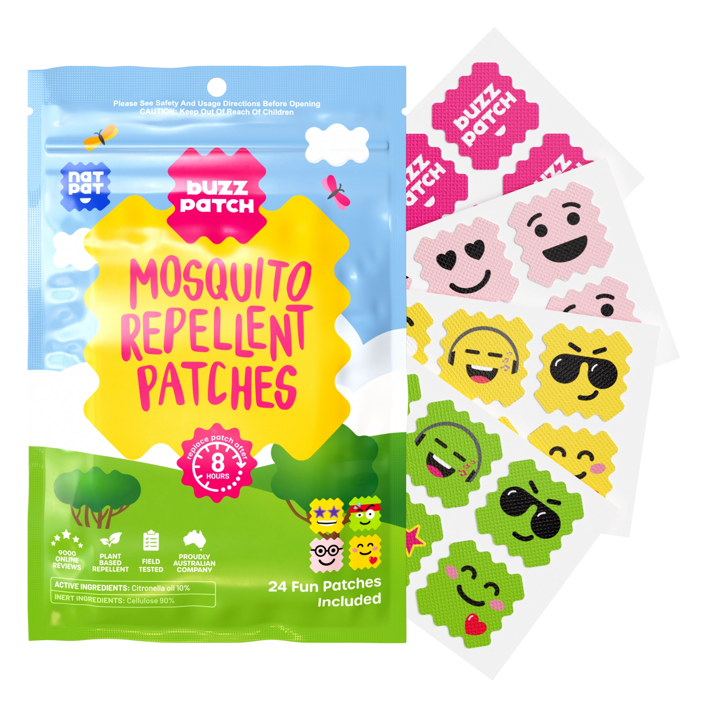 Buzzpatch | Mosquito Stickers | Insect Repellent Stickers