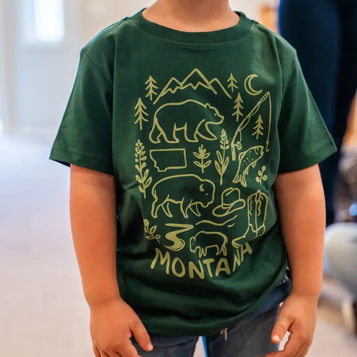 5/6T Montana Outdoors Toddler Tee - Forest