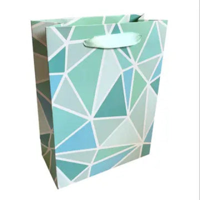 Small Blue Prism Gift Bag