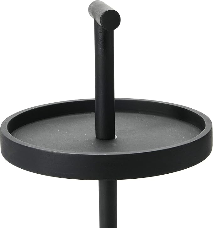 Bloomingville Mango Wood 2-Tier Handle, Black Tray