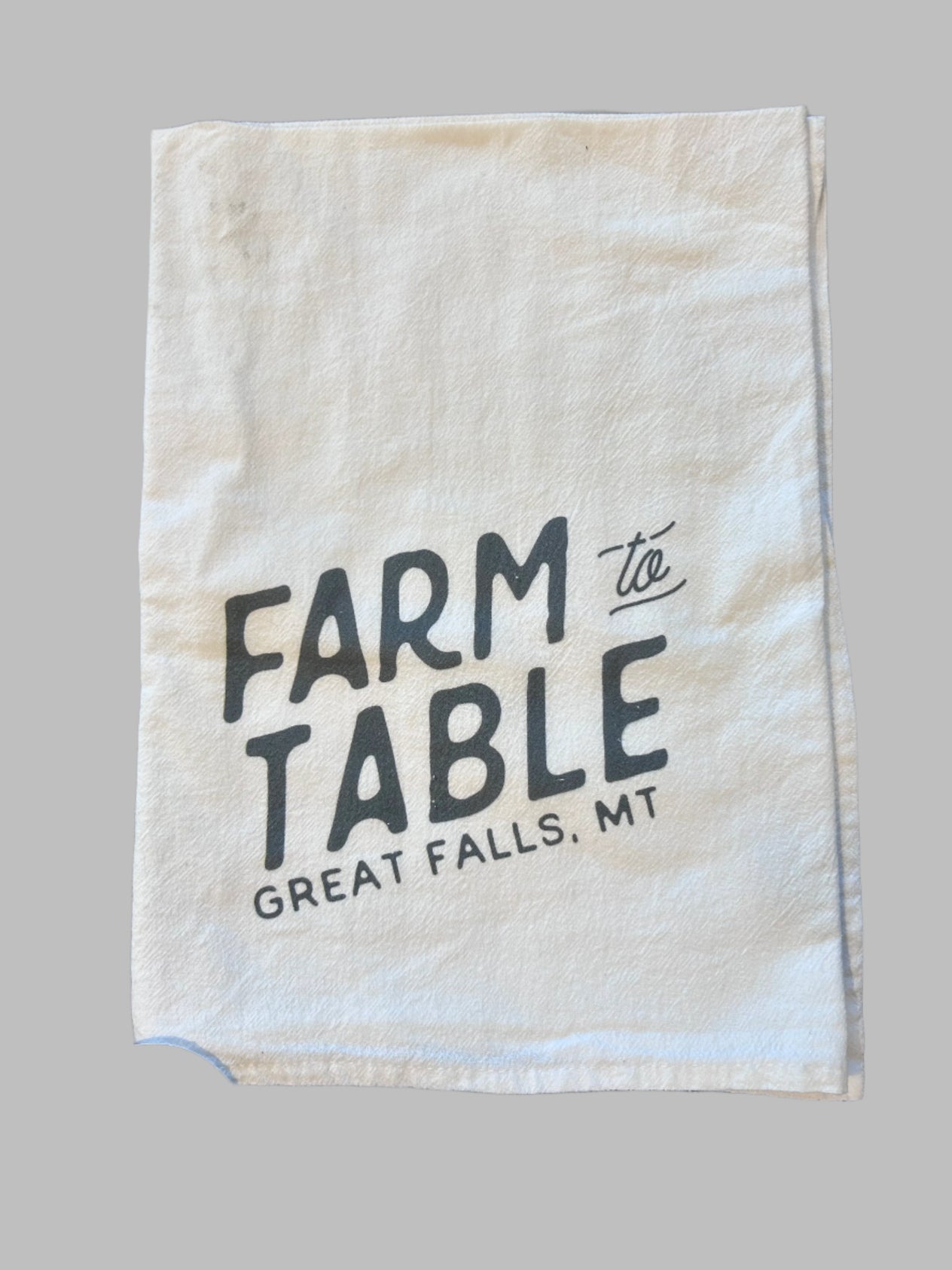 Great Falls Themed Cotton Tea Towels