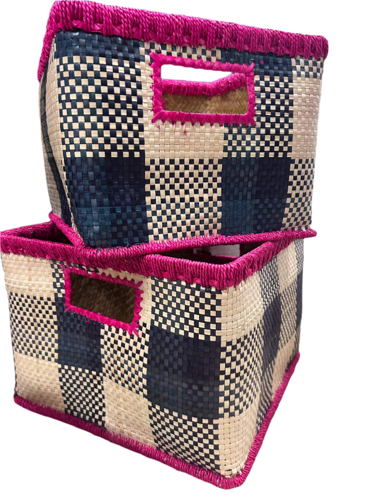 Decorative Seagrass Basket Set of 2