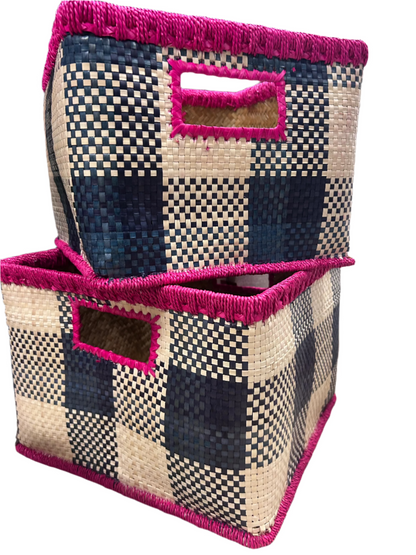 Decorative Seagrass Basket Set of 2