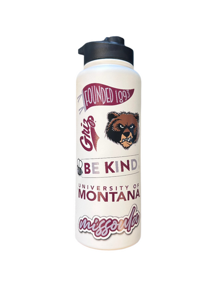 Montana Griz 34oz Water Bottle