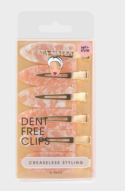 Creaseless Hair Clips- Pink Quartz