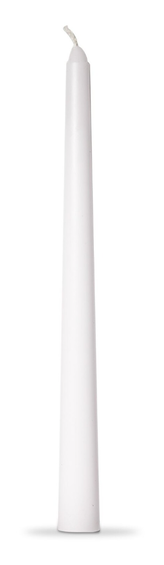 12" Taper Candles Unscented- Tag