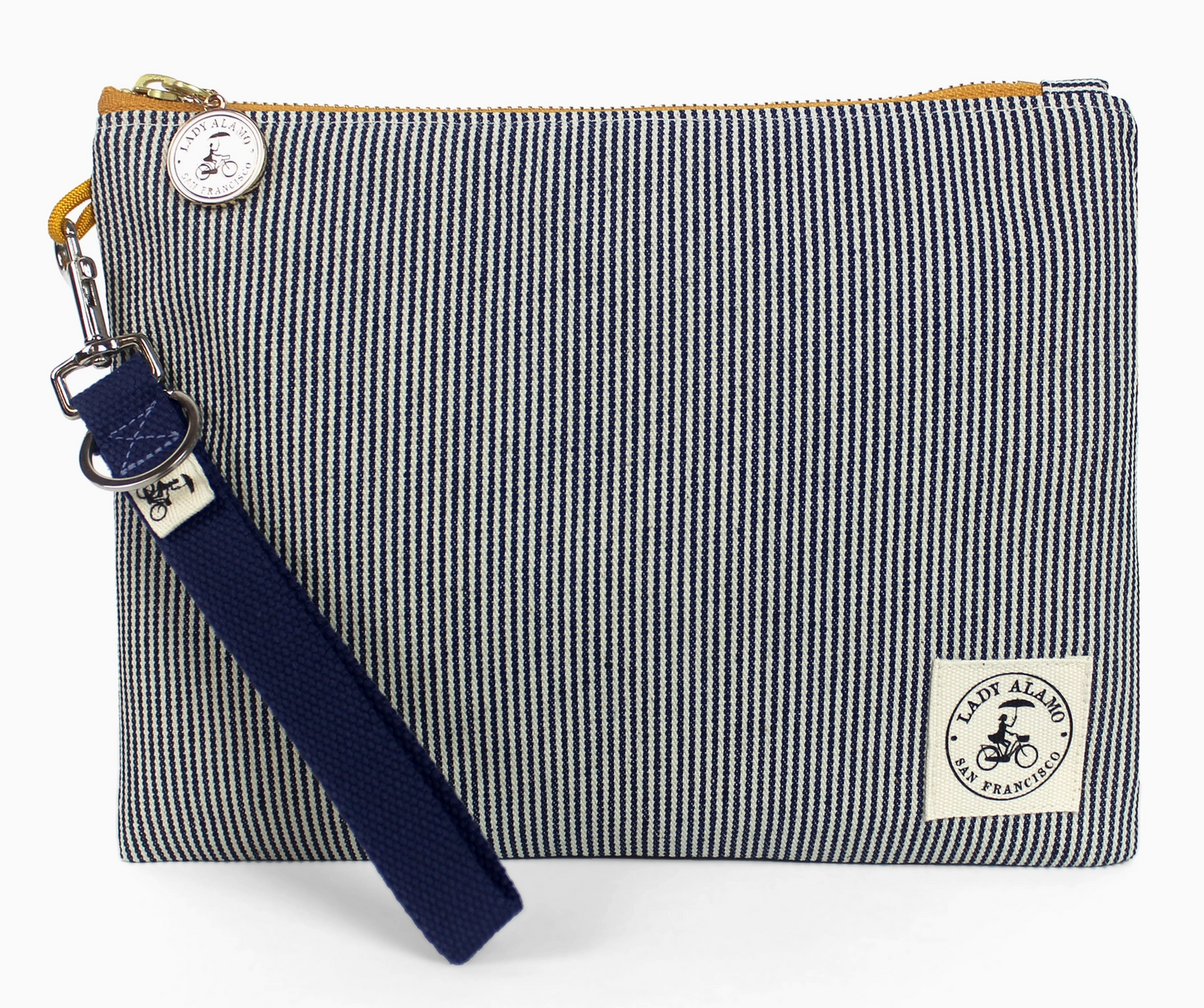 Lady Alamo Railroad Stripe Pouches Collection