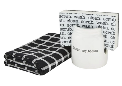 Mudpie 3-Piece Sponge Boxed Set