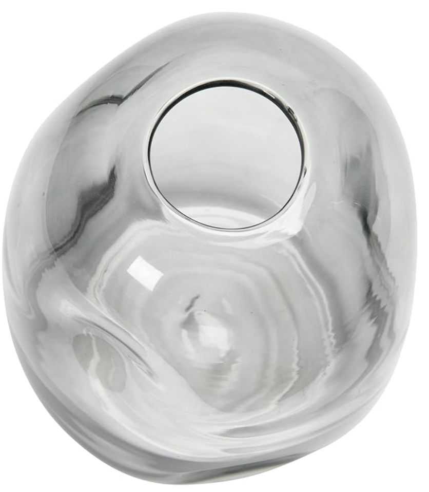 Bloomingville Glass Indentations Vase