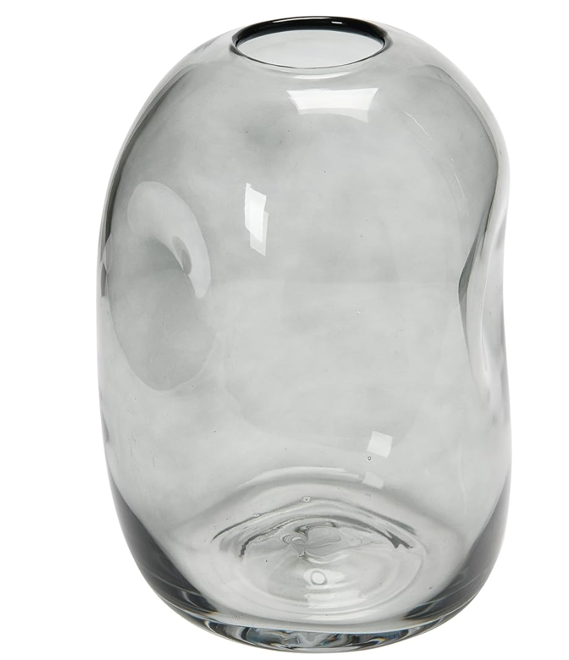 Bloomingville Glass Indentations Vase