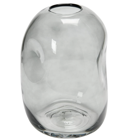 Bloomingville Glass Indentations Vase