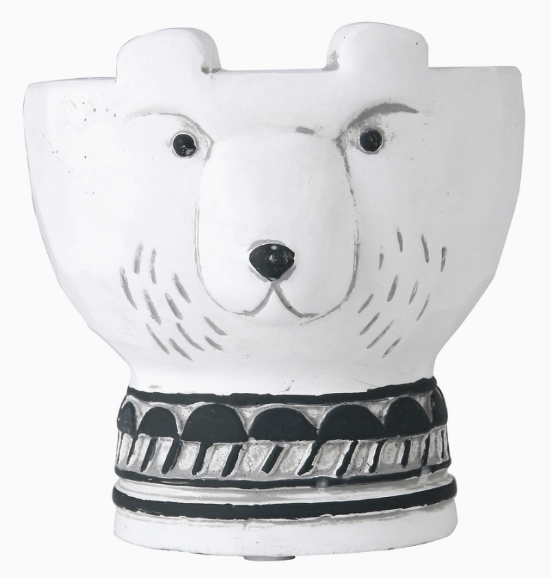 Animal Cement Pedestal Planter- Various Animals