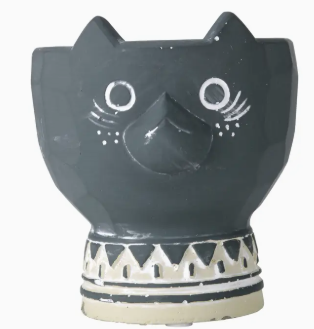 Animal Cement Pedestal Planter- Various Animals