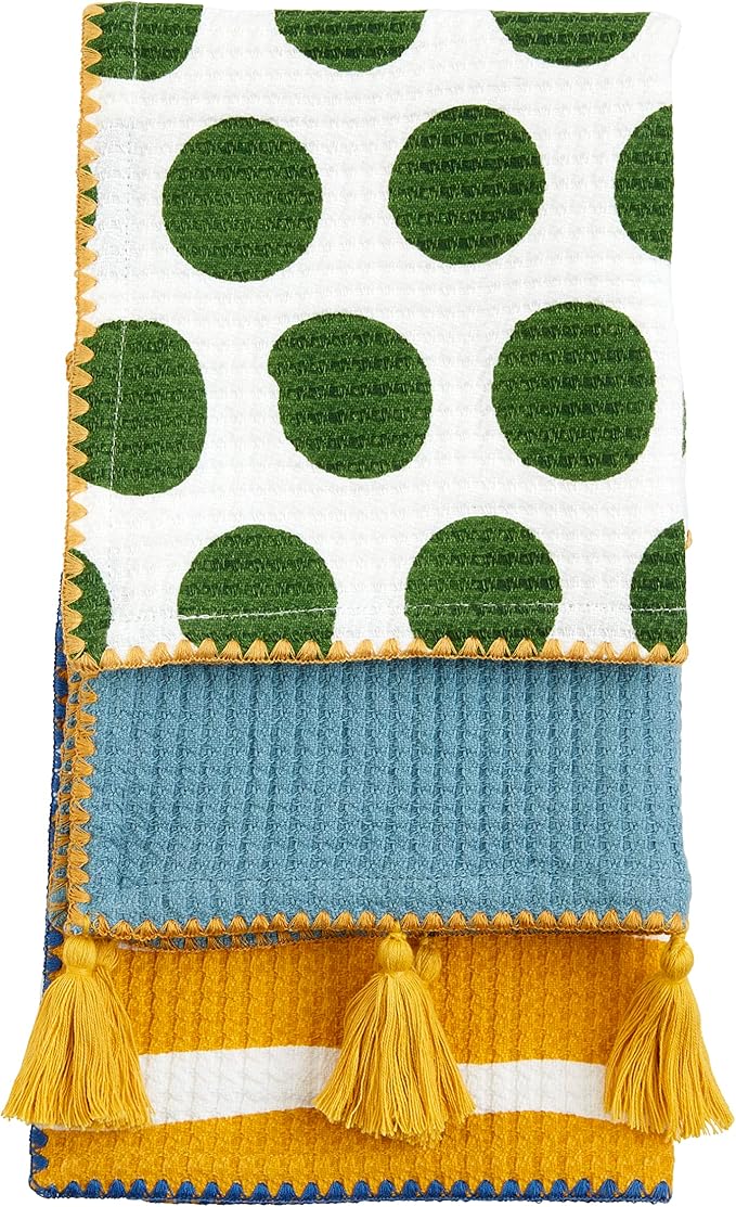 Mud Pie Floral Indigo Dish Cloth Sets