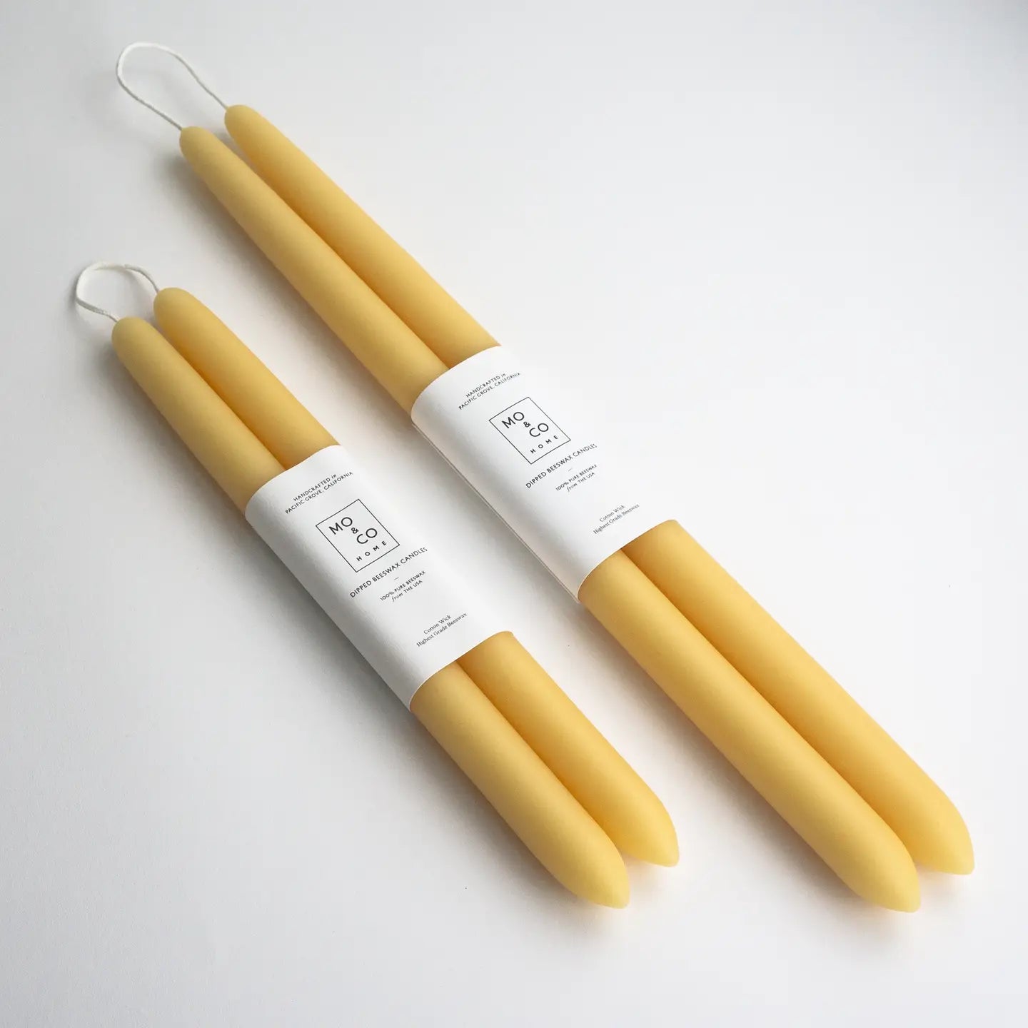 100% Beeswax Dipped Candles
